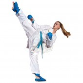 Кимоно для каратэ Arawaza Onyx Oxygen WKF 6 унций (Микрофибра / Хлопок)
