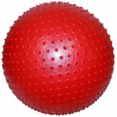 Мяч гимнастический массажный Libera 55 см (красный)