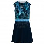 Платье теннисное женское + шорты Bidi Badu Tuelo Tech Dress 2in1 (темно-синий)
