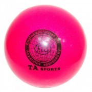 Мяч для художественной гимнастики с блестками 180 мм (цвет в ассортименте)