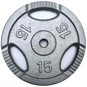 Диск 15 кг железный Ø26 мм