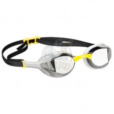 Очки для плавания тренировочные Mad Wave Alien Mirror (желтый)