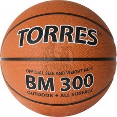 Мяч баскетбольный детский тренировочный Torres BM300 Indoor/Outdoor №5