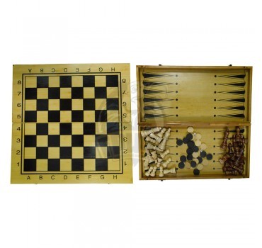 Набор игр 3 в 1 (шахматы, шашки, нарды)