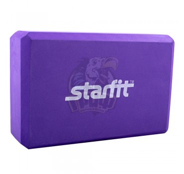 Блок для йоги Starfit (фиолетовый) 